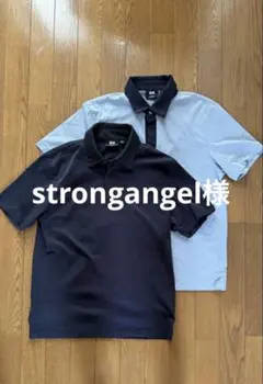 Theory x UNIQLO　エアリズム　ポロシャツ　ネイビー　ブルー　２枚