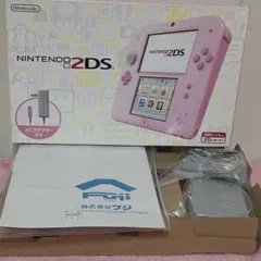 【Nintendo 2DS ピンク箱のみ+ACアダプター付き(未使用)】