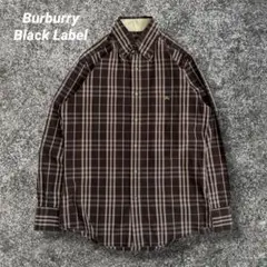 人気 定番 Burberry バーバリーズ ノバチェック 長袖シャツ M 毛 