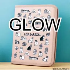 GLOW 9月号　増刊　リサ・ラーソン　スケッチねこたち　整理上手な便利ポーチ