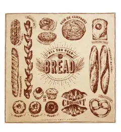 新品③クラシクス・ザ・スモールラグジュアリ ブレッド　パン柄