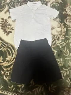 ファミリア　半袖　ポロシャツ 120センチ 半ズボン　黒