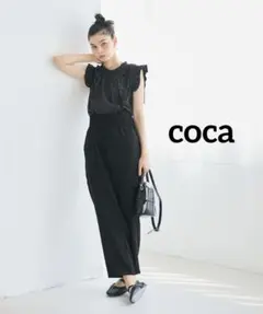 065 美品✨️ coca ウエストシャーリングサロペットのサムネイル