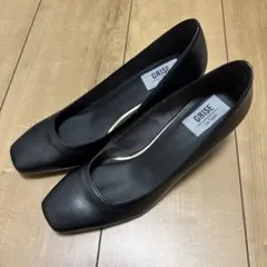 ルタロングリーズ パンプス ブラック 23.5