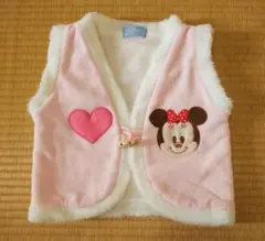 ディズニーベビー ミニー スリーパー フリースベスト ピンクのサムネイル
