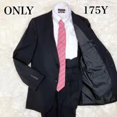【美品】ONLY オンリー スーツ セットアップ シャドーチェック L 黒