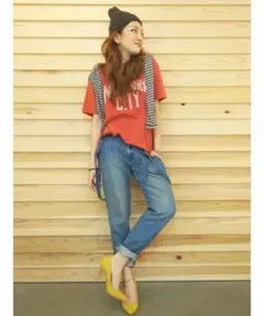 Ungrid サスペンダー付きデニムパンツ M