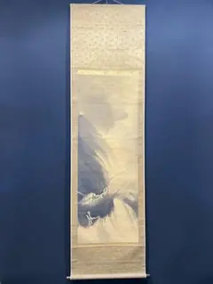 昭和レトロ 切り絵 ねぶた柄 暖簾 石井一臣 作家物 未開封 当時物 和柄
