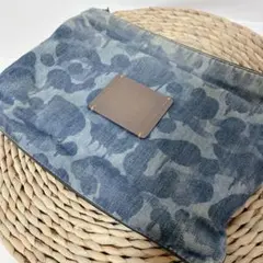 COACH カモフラージュ デニム クラッチバッグ