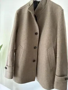 Men's Bigi ベージュ ウールコート