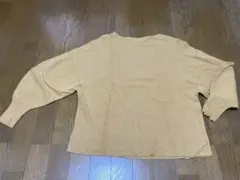 イエロー ニットセーター サイズF