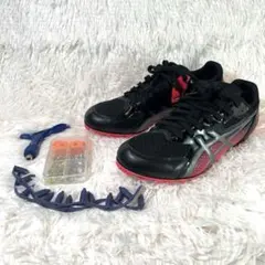 美品 ASICS アシックス 陸上スパイク 25cm 付属品付き