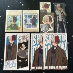 ヒロアカ 轟焦凍 アウターVer. プール掃除 ステッカー ポストカード他