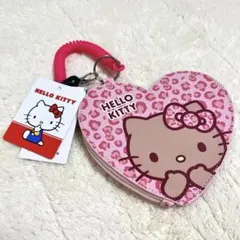 ま*ぁ様 新品未使用✨キティちゃん サンリオ ヒョウ柄 定期入れ パスケース 即