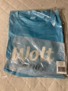 Wolt パートナー Tシャツ ライトブルー