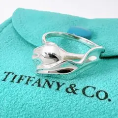 極美品 オールドティファニー ダイアゴナル リング 15.5号 シルバー925 TIFFANY&Co.】ティファニー ダイアゴナル 15号 リング・指輪