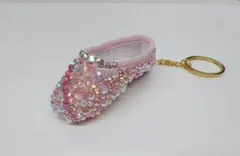 バレエ 金平糖の精♡デコミニトウシューズ キーホルダー ハンドメイド（スワロ風）のサムネイル