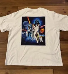 レア スターウォーズ UT ユニクロ オーバーサイズフィットTシャツ白3XL