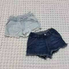 BREEZE ショートパンツ　2枚セット　90cm