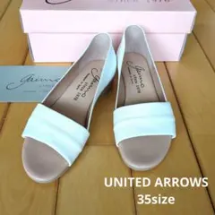 未使用Gaimo UNITED ARROWS パンプス 35サイズ　白のサムネイル