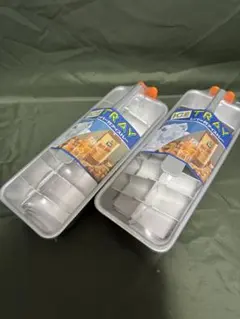 訳あり【デッドストック品】 昭和レトロ レバー付き アルミ製氷機 アイストレーのサムネイル