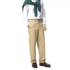 UNIQLOストレートチノリラックスフィットブラウン37 男女兼用未使用ユニクロ