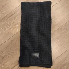 ▼FRED PERRY▼ ブラックマフラー C4108