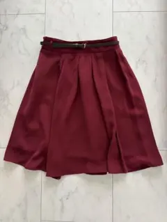 フレアスカート ベルト付き Lサイズ