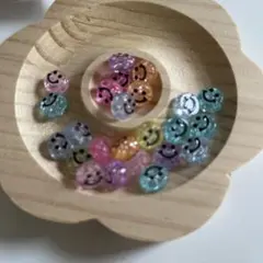 スマイル 丸 ビーズ