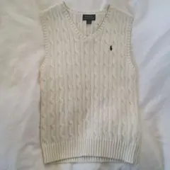 Polo Ralph Lauren ケーブルニットベスト130