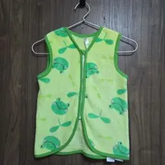 カエル模様フリーススリーパー 100cm