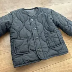 キルティングジャケット　ブラック　90cm程度