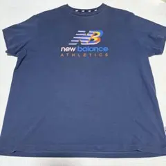 ニューバランス キッズ半袖Tシャツ スポーツウエア 150cm ネイビーのサムネイル