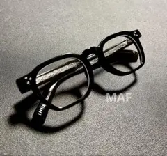 クラウンパント 伊達メガネ black 太縁眼鏡 サングラス ヴィンテージ