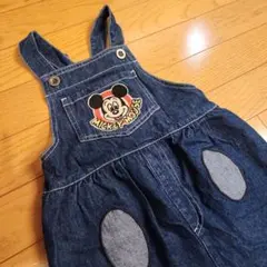 Disney/ミッキー デニムオーバーオール サロペット
