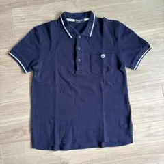 COMME CA ISM ネイビー ポロシャツ 150A