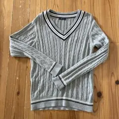 Eastboy Venus グレー Vネックセーター