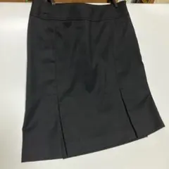 ONLY ブラック プリーツスカート ひざ丈　9号