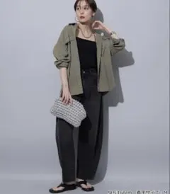 Arpege story カーブデニムパンツ ブラック 0のサムネイル