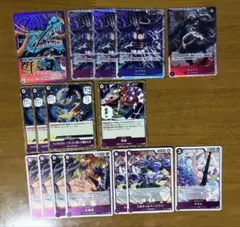 원피스 カードゲーム 紫カイドウ デッキパーツ 世界最強の戦士 百獣海賊団