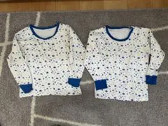 星柄 長袖肌着　サイズ130cm 2枚セット