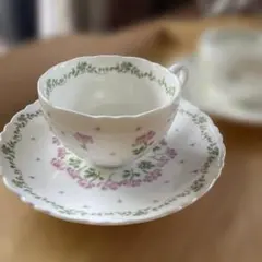 ノリタケ　ボーン・チャイナ 小花の詩集　ペアカップ