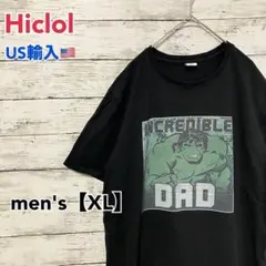 ●T393【US輸入】インクレディブル・ダッド Tシャツ ブラック系 【XL】