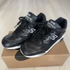 ニューバランス Made in UK 1500 24㎝ ブラックレザー