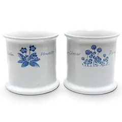 美品✨2個セット フェリシモ カトラリースタンド ポット スミレ クローバーのサムネイル