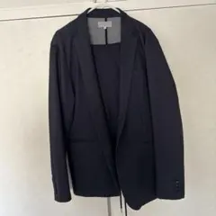 ABAHOUSE ダークグレー チェック柄 ジャケット