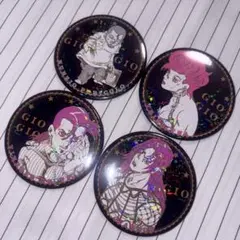 ジョジョ ホログラム缶バッジ ディアボロ/ドッピオ/ウナ/ペリーコロ
