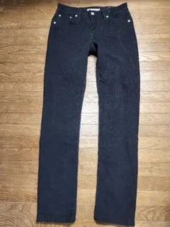 Levi'sリーバイス　ブラックスキニーデニムジーンズ　24×30