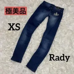 【極美品】Rady 23インチ　シャンデリア刺繍　ヴィンテージ加工スキニーデニム