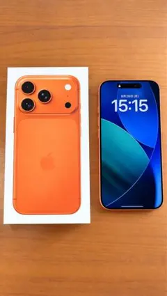 iPhone17pro 256gb コズミックオレンジ　Apple SIMフリー